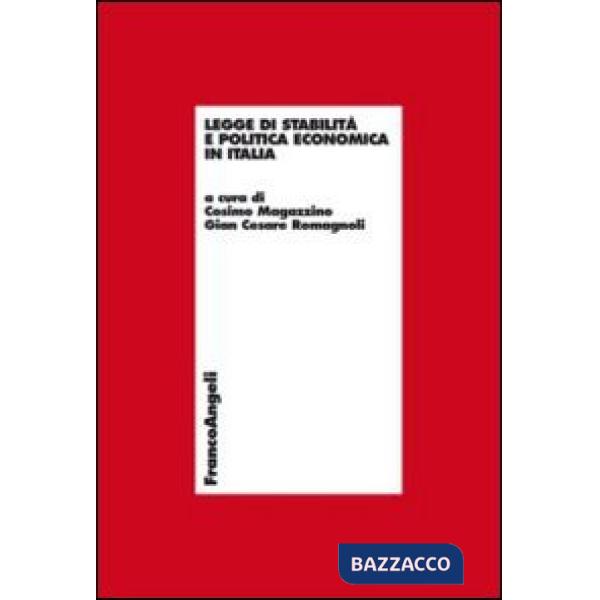 Legge di stabilità e politica economica in Italia