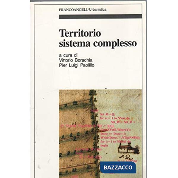 Territorio sistema complesso