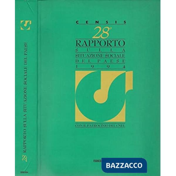 Ventottesimo rapporto sulla situazione sociale del paese 1994