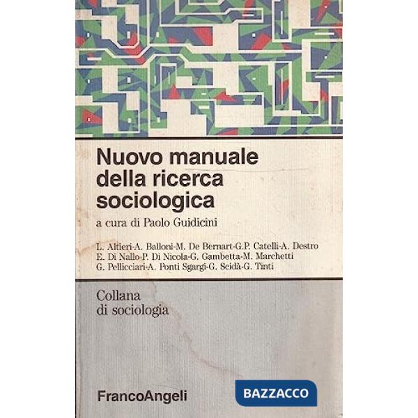 Nuovo manuale della ricerca sociologica