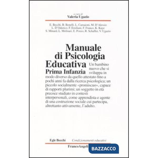 Manuale di psicologia educativa. Prima infanzia