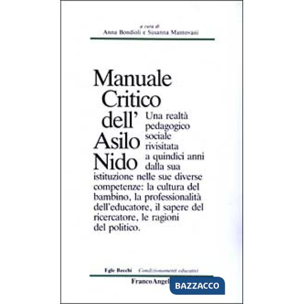 Manuale critico dell'asilo nido
