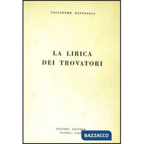 Lirica dei trovatori (La)