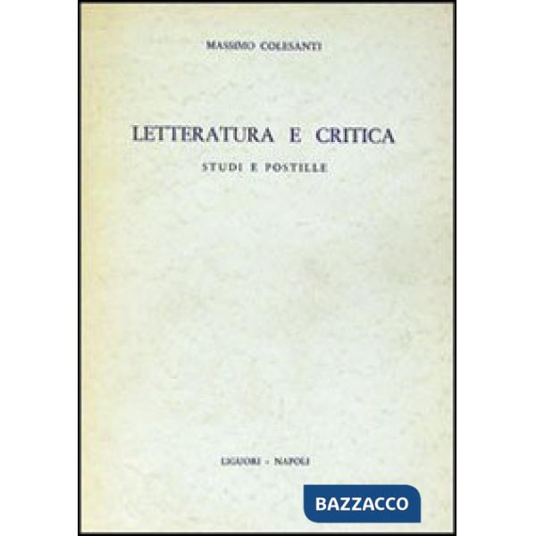 Letteratura e critica