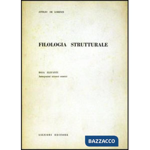 Filologia strutturale