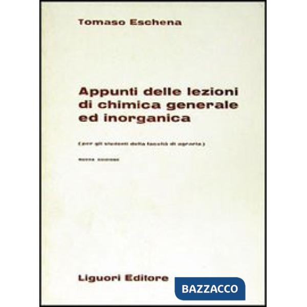 Appunti delle lezioni di chimica generale ed inorganica