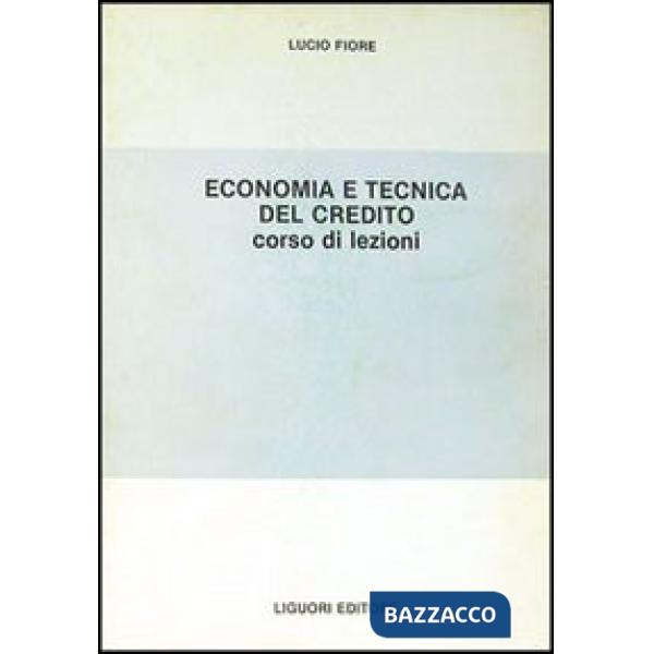 Elementi di economia e tecnica del credito