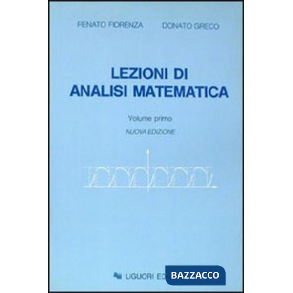 Lezioni di analisi matematica. Vol. 1