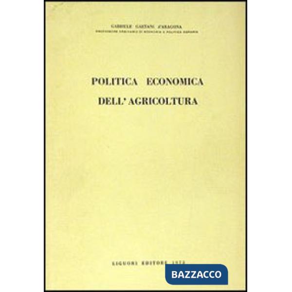 Politica economica dell'agricoltura
