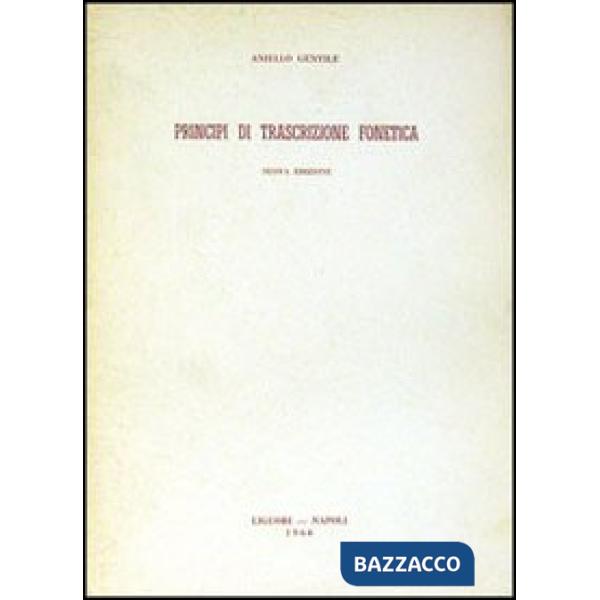 Principi di trascrizione fonetica