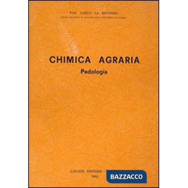 Chimica agraria. Pedologia