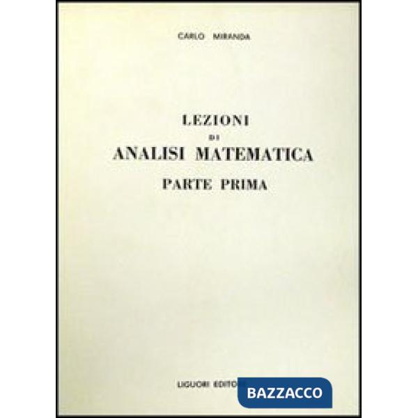 Lezioni di analisi matematica. Vol. 1