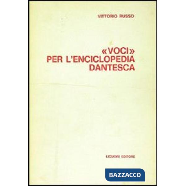 Voci per l'Enciclopedia dantesca