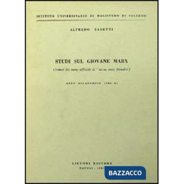 Studi sul giovane Marx