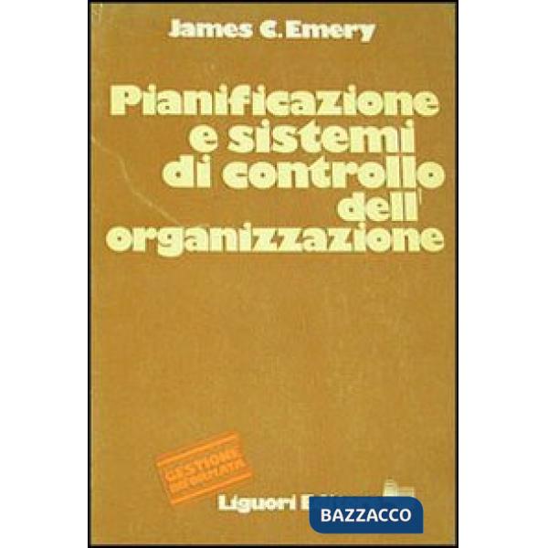 Pianificazione e sistemi di controllo dell'organizzazione