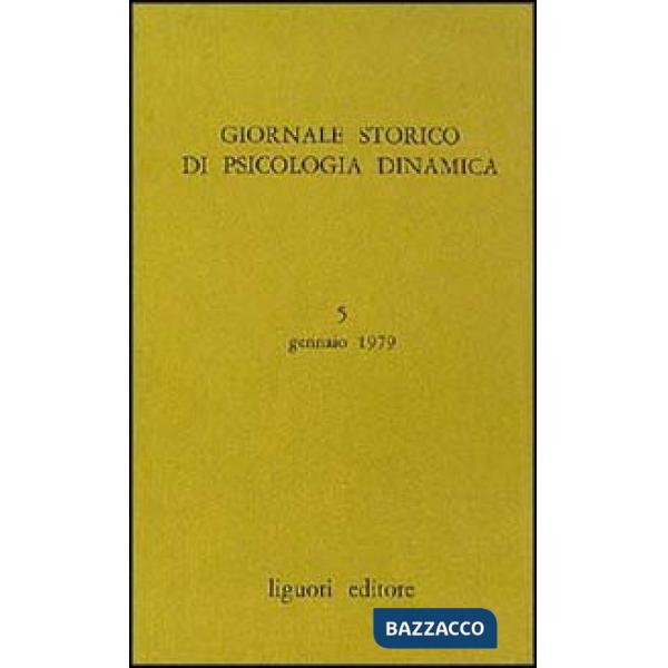 Giornale storico di psicologia dinamica. Vol. 3