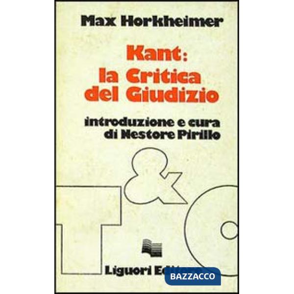 Kant: la critica del giudizio