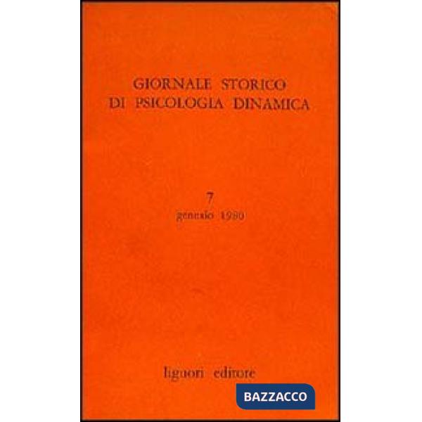 Giornale storico di psicologia dinamica. Vol. 4