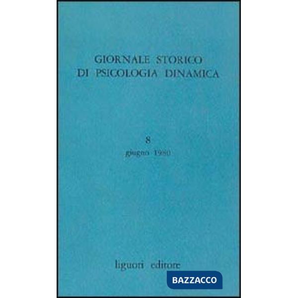 Giornale storico di psicologia dinamica. Vol. 4