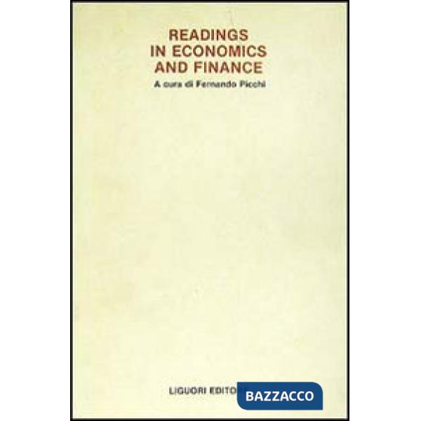 Readings in economics and finance