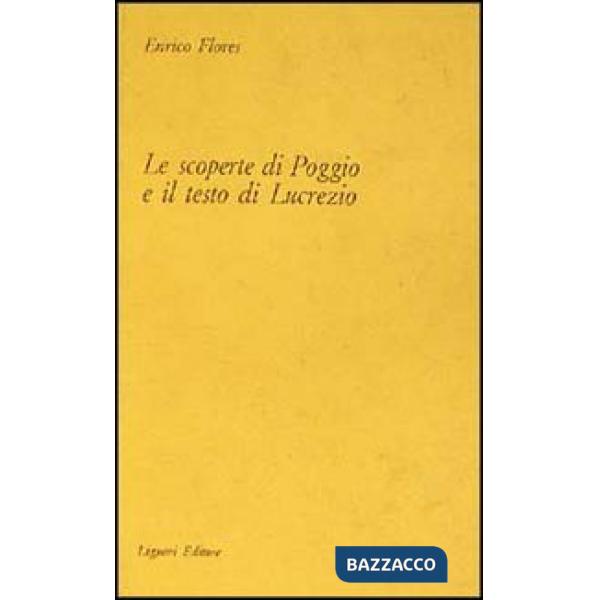 Scoperte di Poggio e il testo di Lucrezio (Le)
