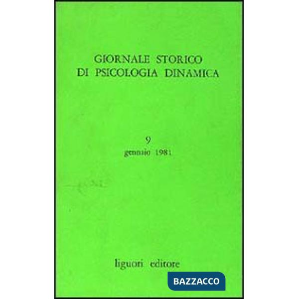 Giornale storico di psicologia dinamica. Vol. 5