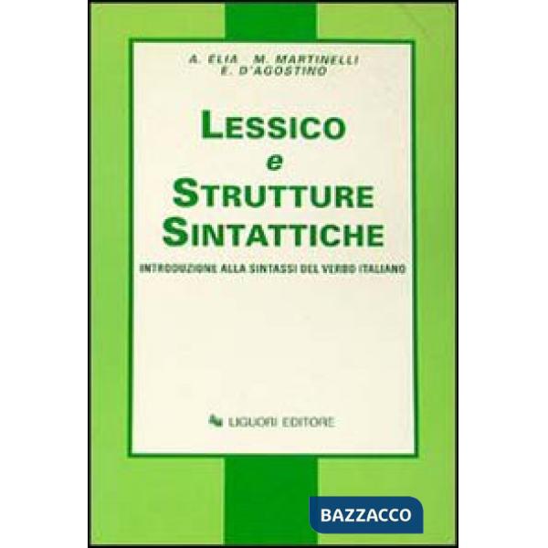 Lessico e strutture sintattiche