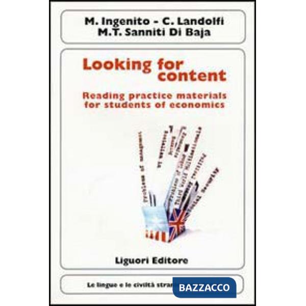 Looking for content. Reading practice materials for students of economics