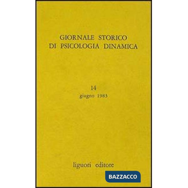 Giornale storico di psicologia dinamica. Vol. 7