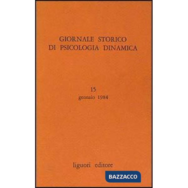 Giornale storico di psicologia dinamica. Vol. 8