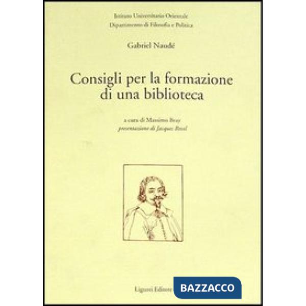 Consigli per la formazione di una biblioteca