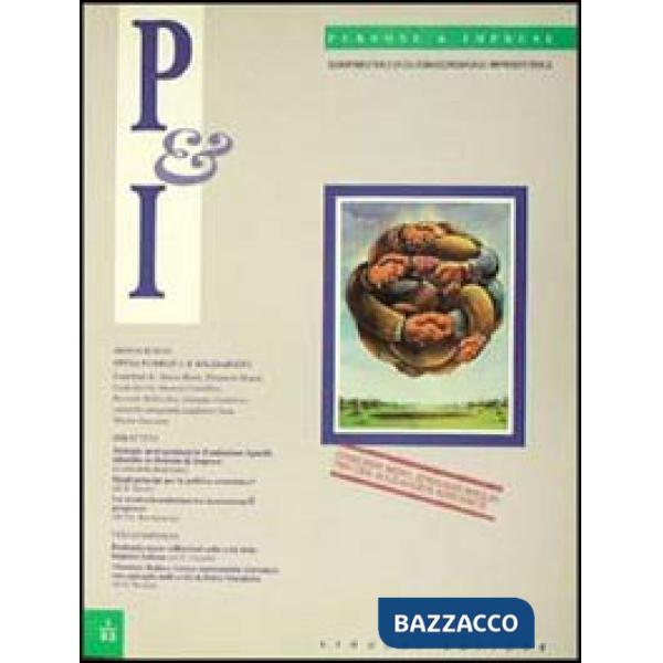 Persone & imprese. Quadrimestrale di cultura economica ed imprenditoriale (1993). Vol. 3