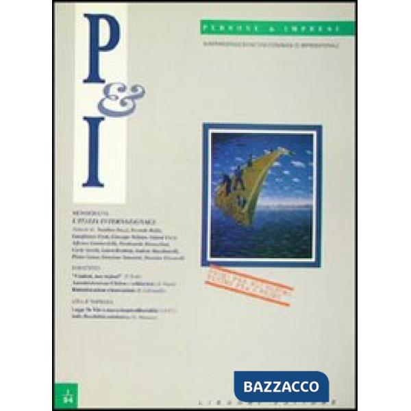 Persone & imprese. Quadrimestrale di cultura economica ed imprenditoriale (1994). Vol. 2