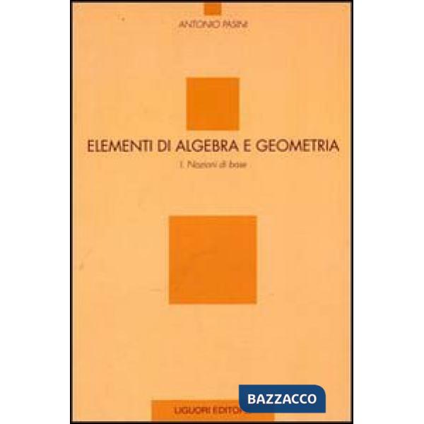 Elementi di algebra e geometria. Vol. 1: Nozioni di base