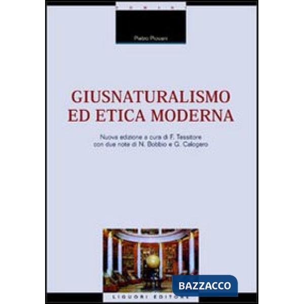 Giusnaturalismo ed etica moderna