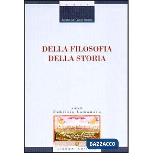 Della filosofia della storia