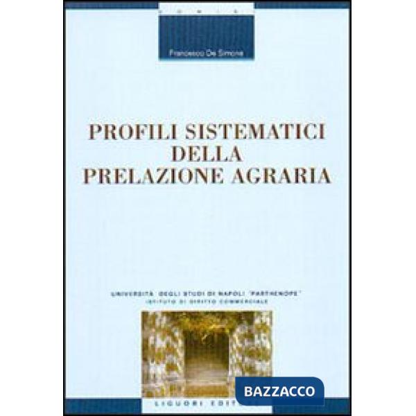 Profili sistematici della prelazione agraria