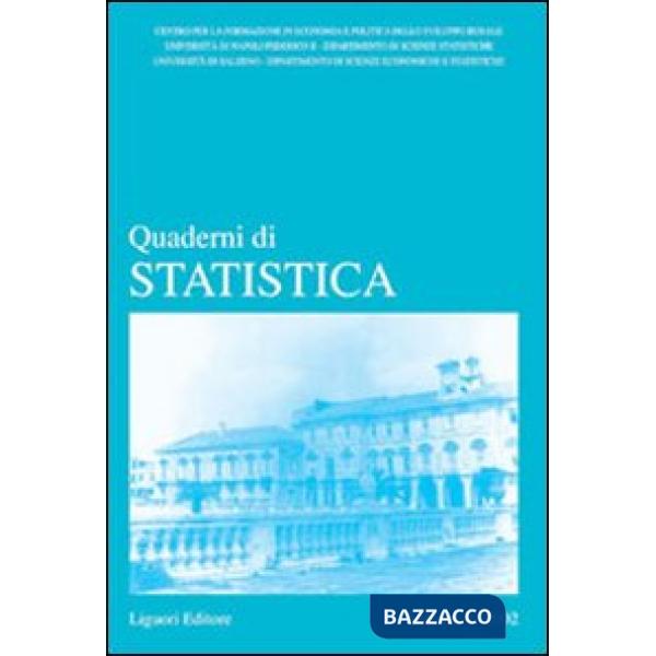 Quaderni di statistica (2002). Vol. 4