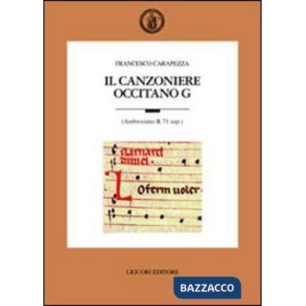 Canzoniere occitano G (Ambrosiano R 71 sup.) (Il)