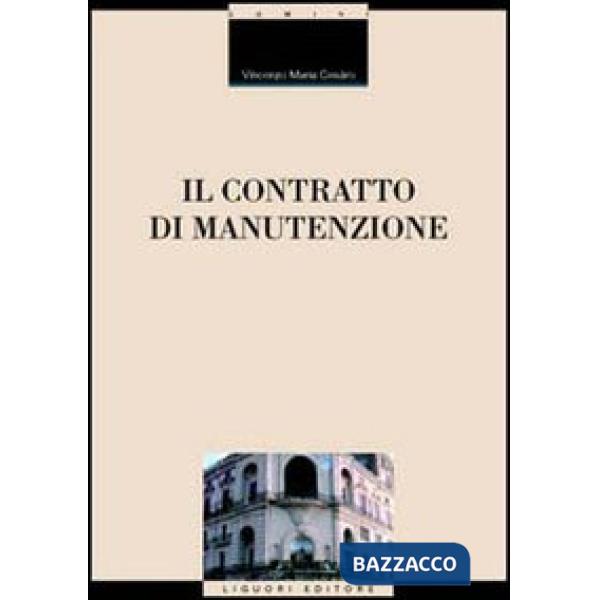 Contratto di manutenzione (Il)