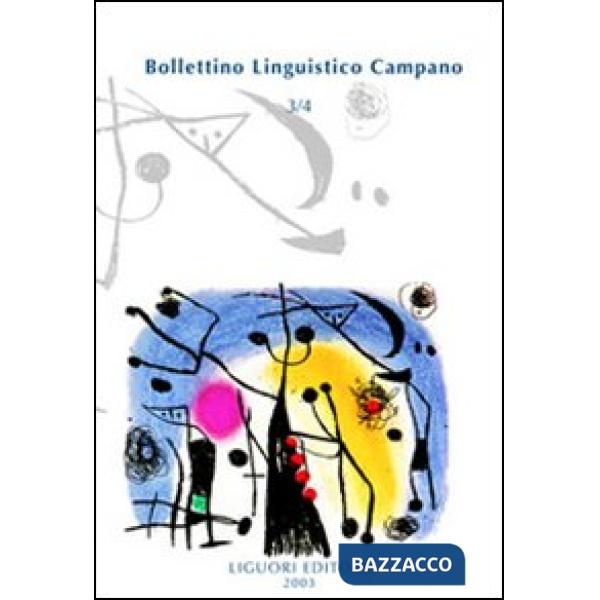 Bollettino linguistico campano (2003) vol. 3-4