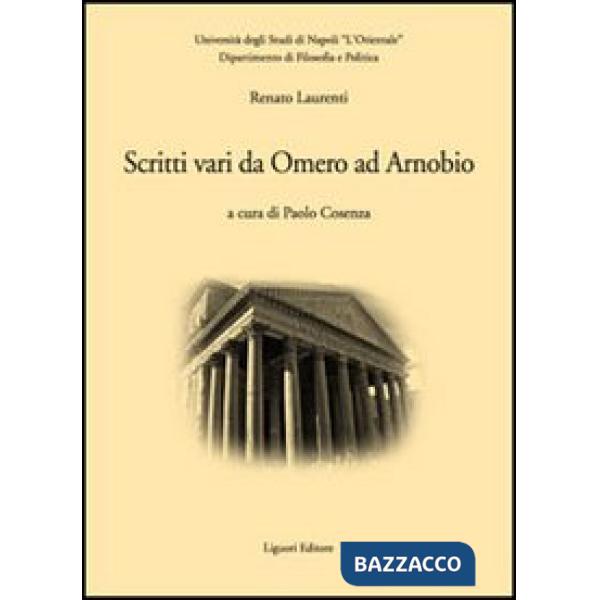 Scritti vari da Omero ad Arnobio