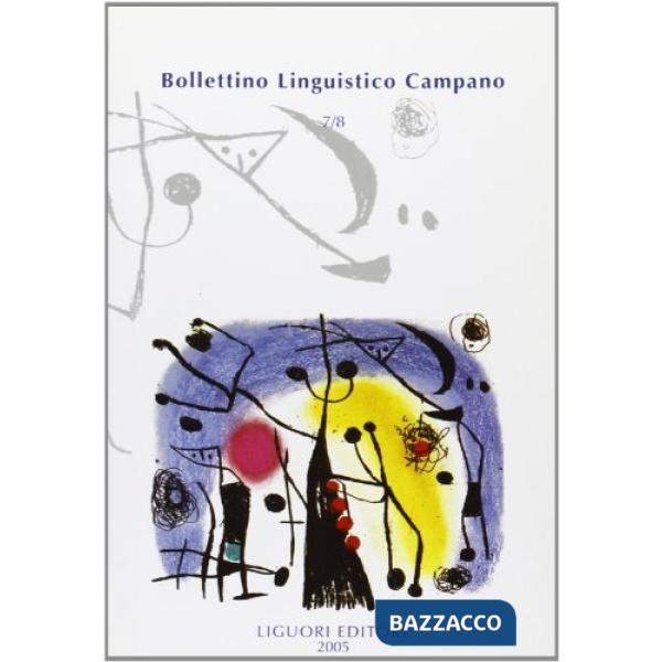 Bollettino linguistico campano (2005) vol. 7-8