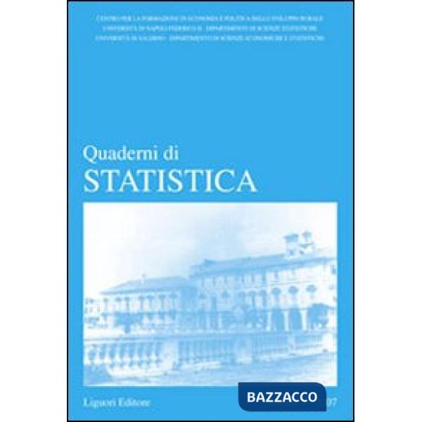 Quaderni di statistica (2007). Vol. 9