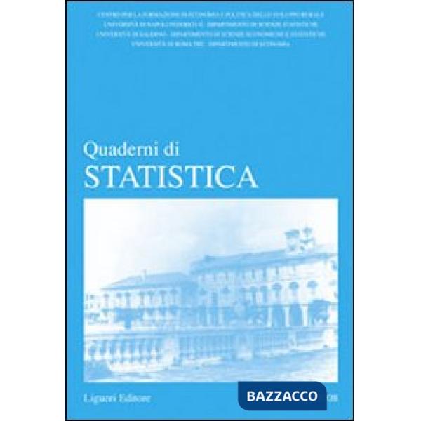 Quaderni di statistica (2008). Vol. 10