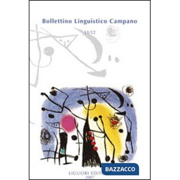Bollettino linguistico campano (2007) vol. 11-12