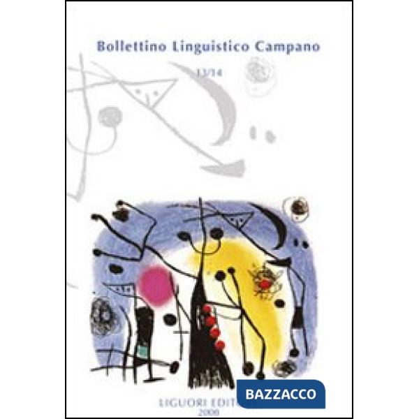 Bollettino linguistico campano (2008) vol. 13-14
