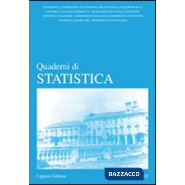 Quaderni di statistica (2010). Vol. 12