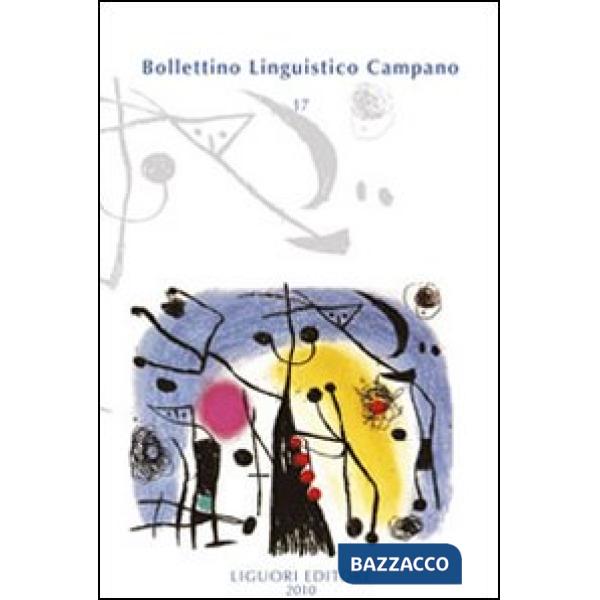 Bollettino linguistico campano (2010). Vol. 17