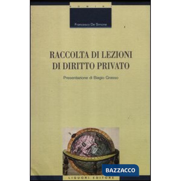 Raccolta di lezioni di diritto privato